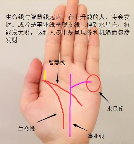 爆发线横财线图片