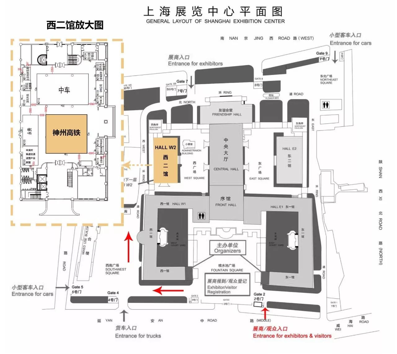 上海展览中心平面图图片