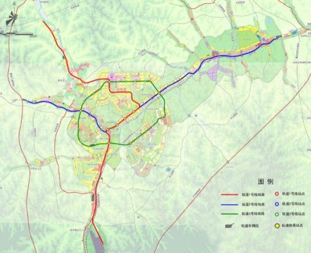 延安地铁线路图图片