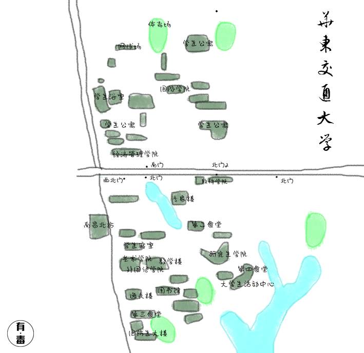 江西农业大学北区地图图片