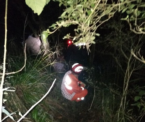 驢友山頂看風景掉進迷魂陣報警,搜救人員放煙花尋人獲救