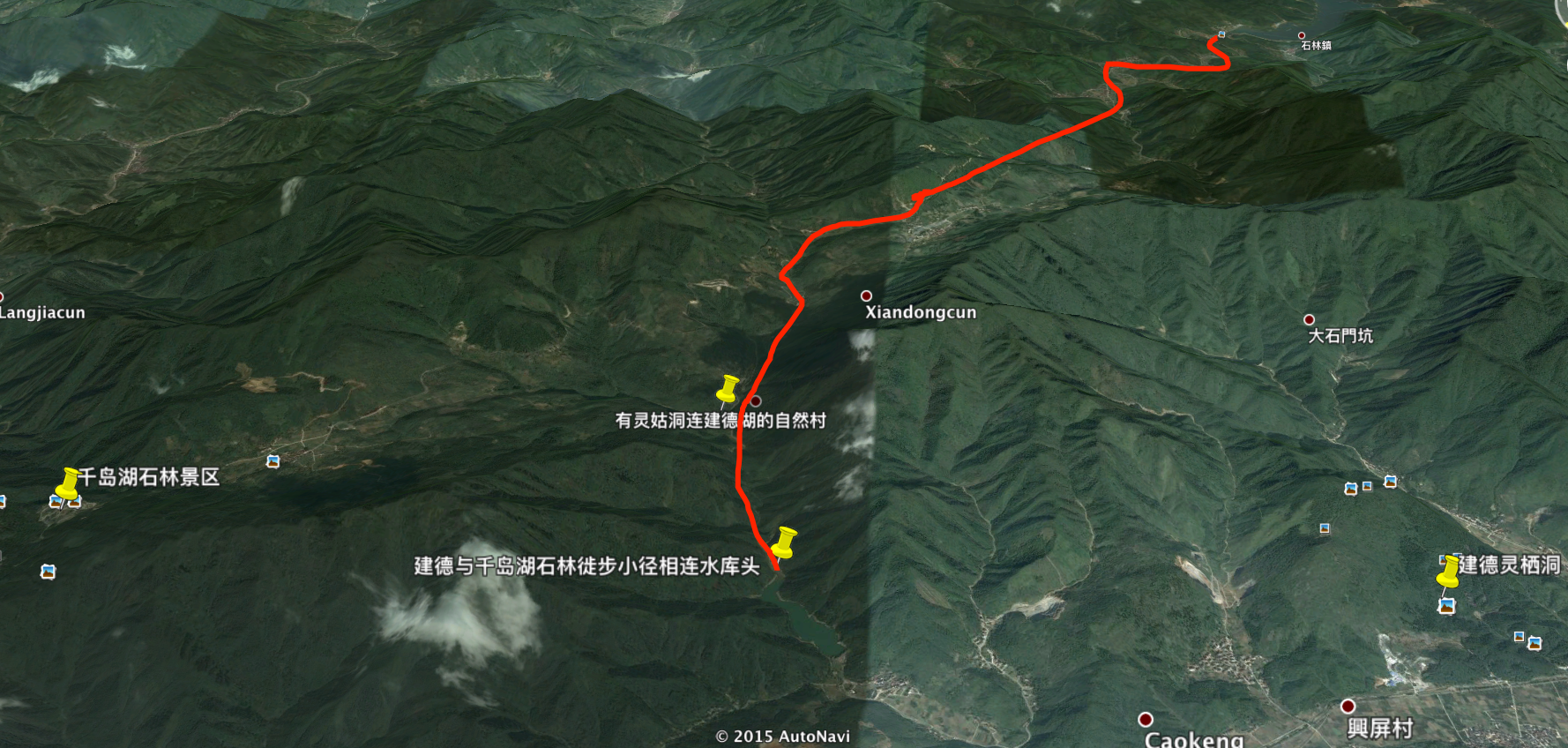 千岛湖卫星地图高清版图片