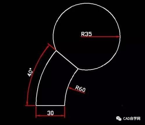 常見cad二維圖練習畫法6