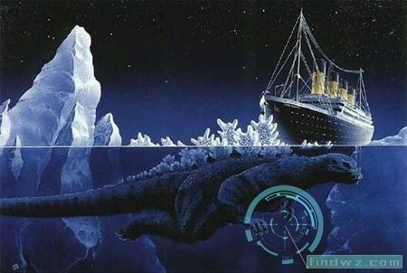 南极哥斯拉的照片图片