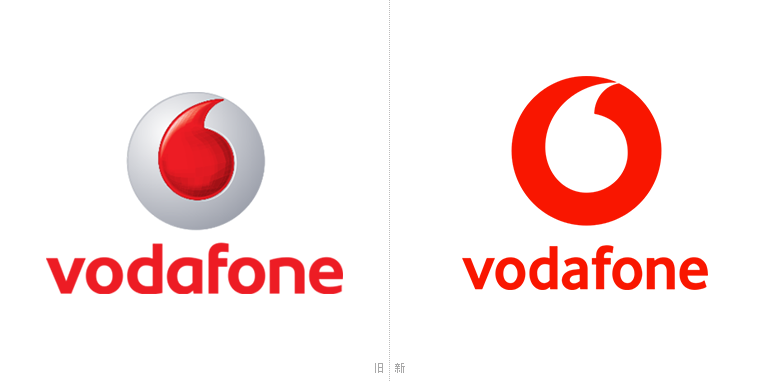 世界最大移动通讯公司 沃达丰(vodafone)启用新logo