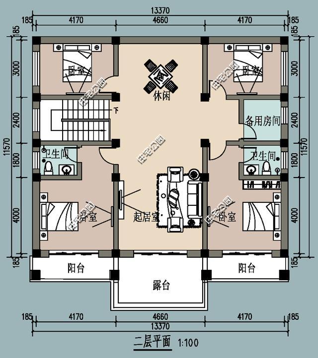 6x15米农村房屋户型图图片