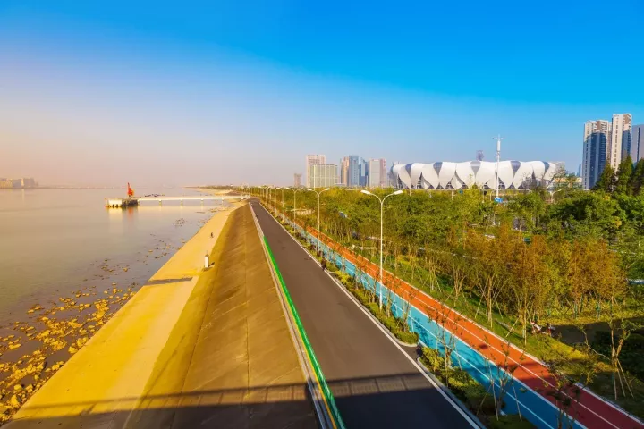 杭州滨江最美跑道图片