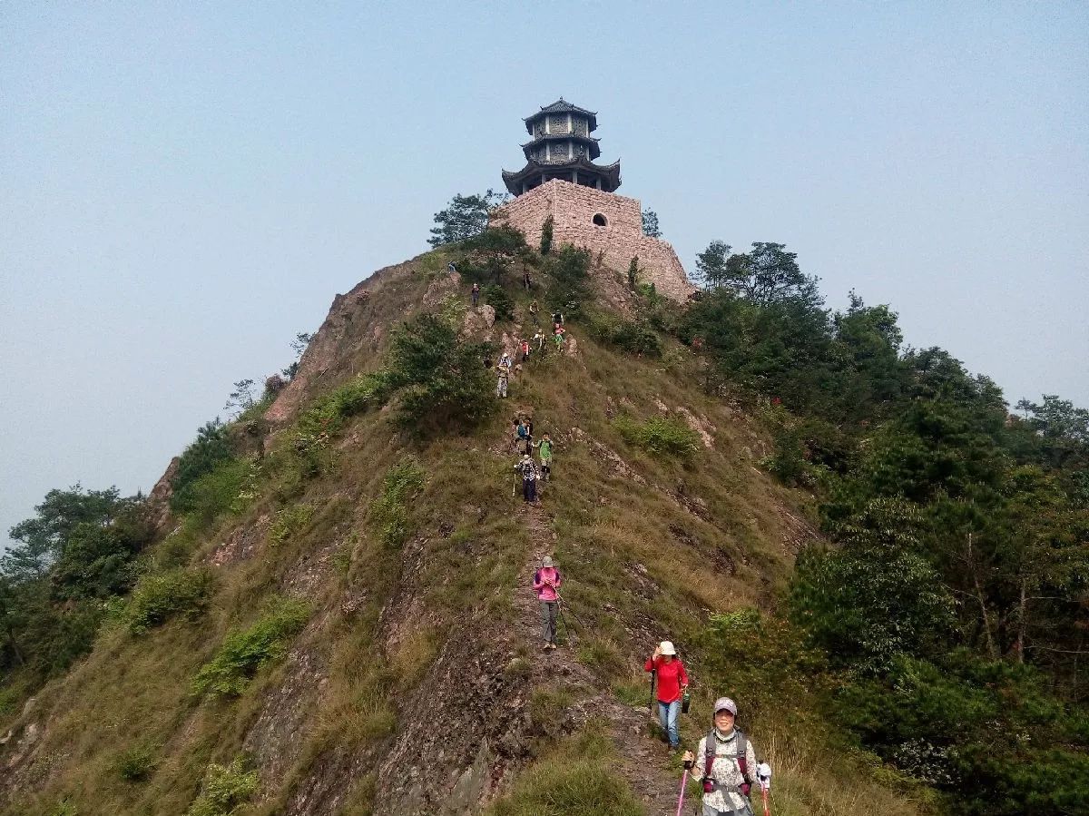 最美山脊10月22號挑戰永康白雲山登園周村長城