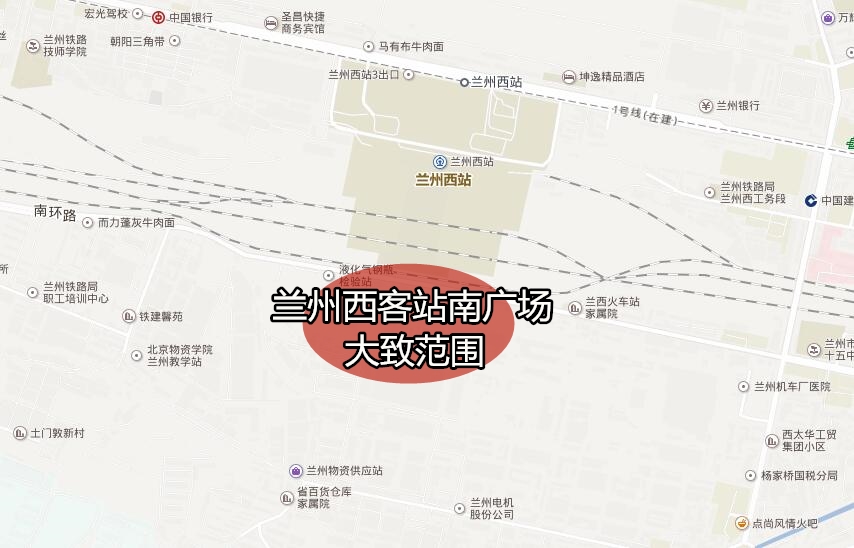 兰州西客站南广场将开建 已着手区域城市设计工作