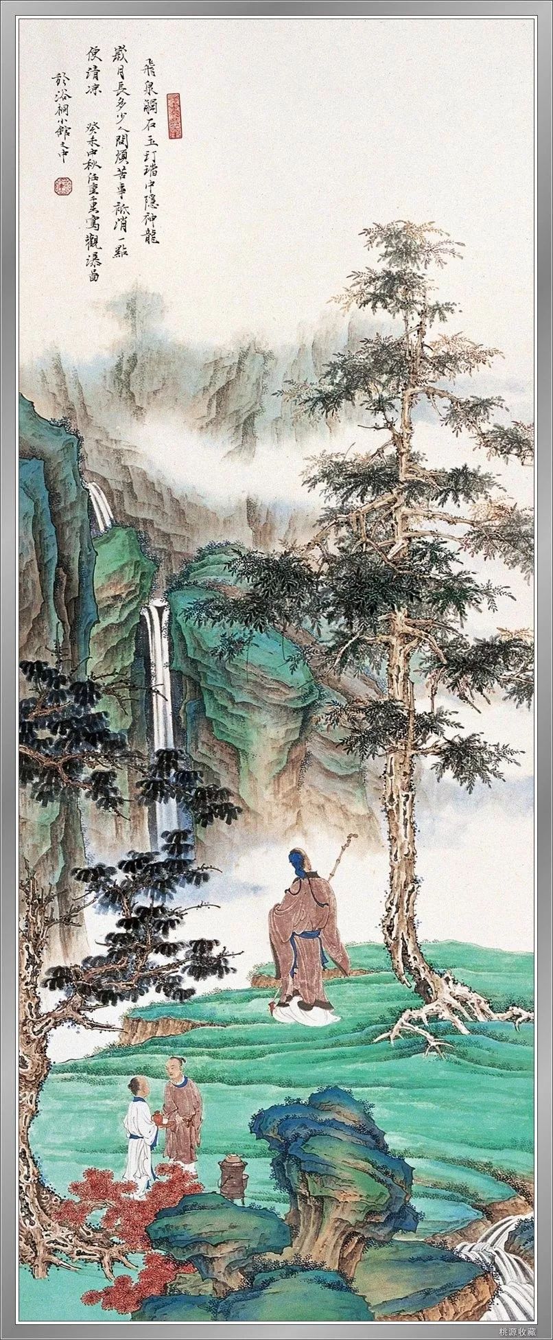 画家任重山水图片