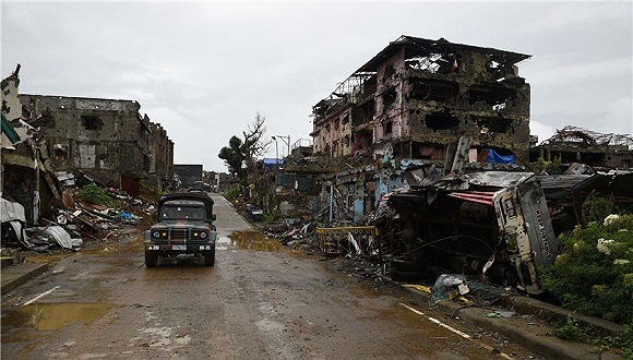 菲律宾宣布解放马拉维市 五个月剿灭847名武装分子