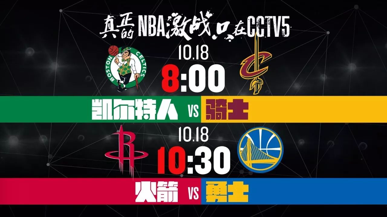 明天最重要的事情是……来cctv5收看nba揭幕战!