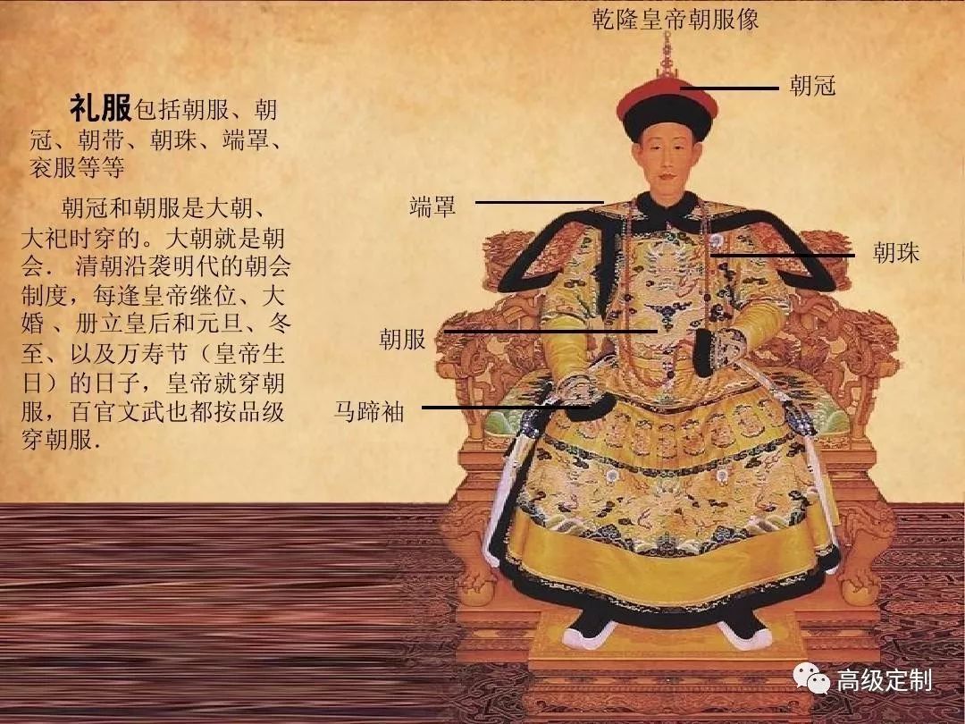 【服饰文化】清朝皇室中的高级定制