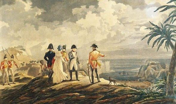 拿破仑流放圣赫勒拿岛图片