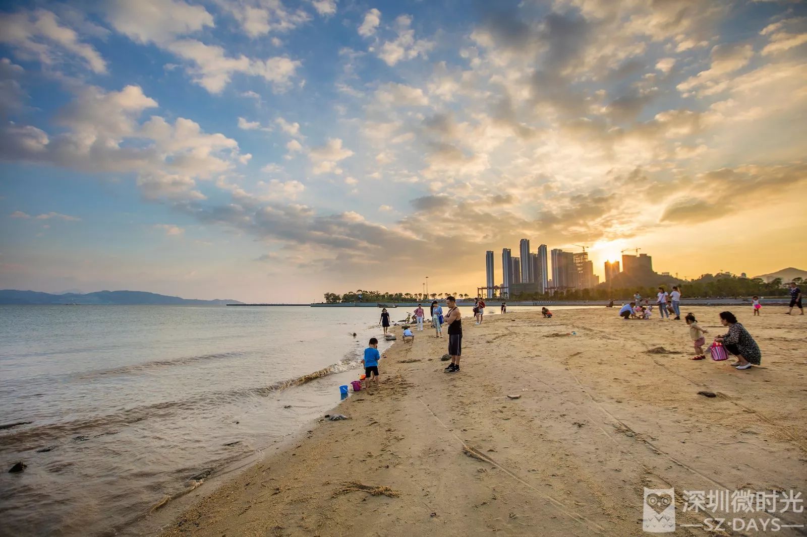 深圳湾也有沙滩了免费开放很少人知道