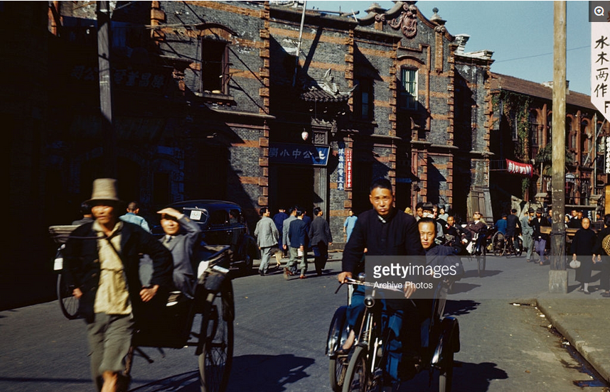 1945年老上海照片美豔極了外國攝影師被驚呆了