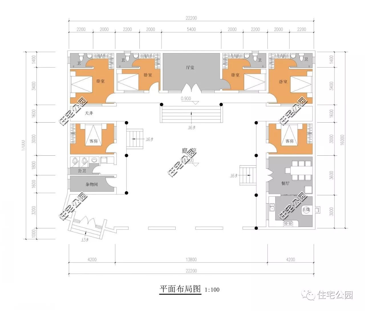 傳承中國味,17x22米三合院丨建築師作品展