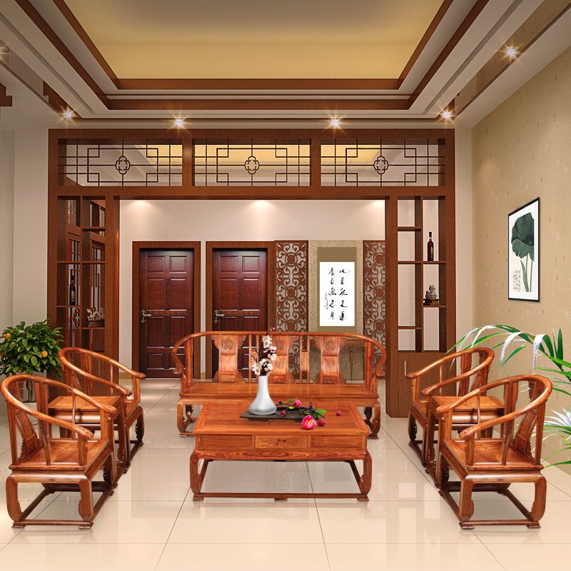 明清古典红木沙发为您打造一个古香古色的家居风格