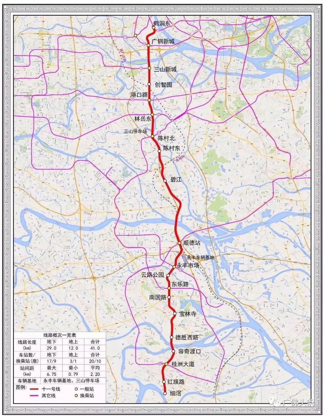 你家升值了吗佛山地铁11号线站点规划曝光华侨城周边又添两新站