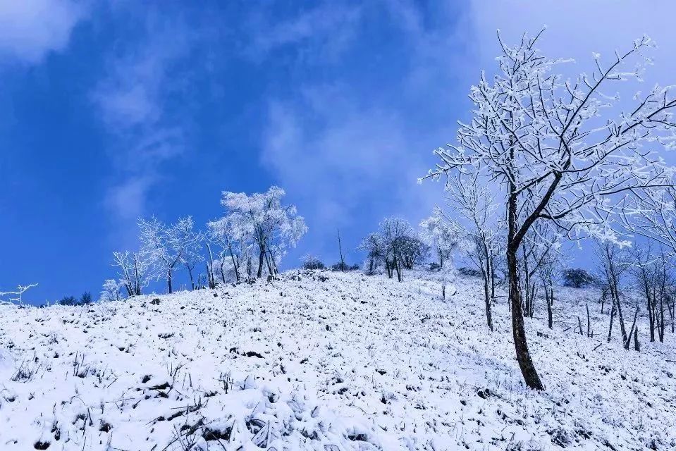 空山雪景