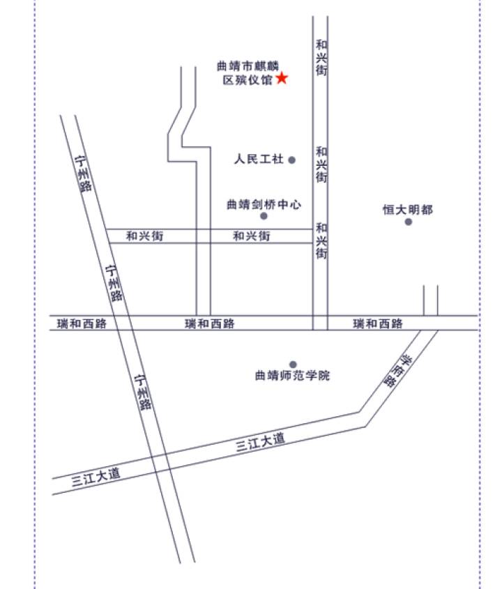 麒麟区街道区划地图图片