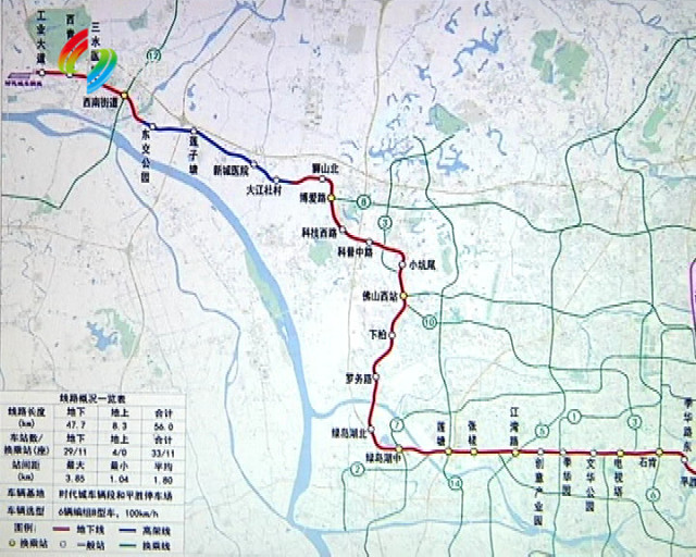 同時佛山地鐵11號線還是一條廣佛地鐵牽手線,它在廣州境內有兩個站