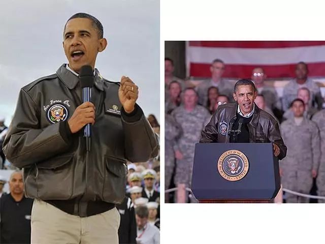 a2款时常能见到,这款轻型夹克连社会名流都爱,前美国总统奥巴马在不少