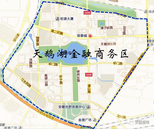 整體範圍 東起金寨路高架橋,西至合九鐵路專用線,南接合肥市經濟技術