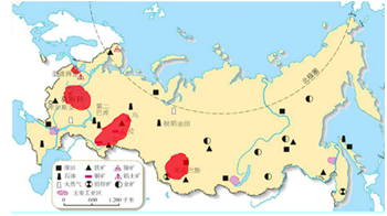 俄罗斯工业区分布图片