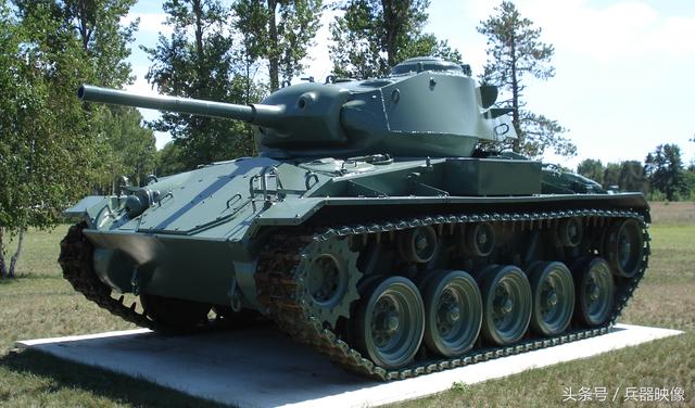 二战坦克之美国m24霞飞轻型坦克二战性能最好的轻型坦克