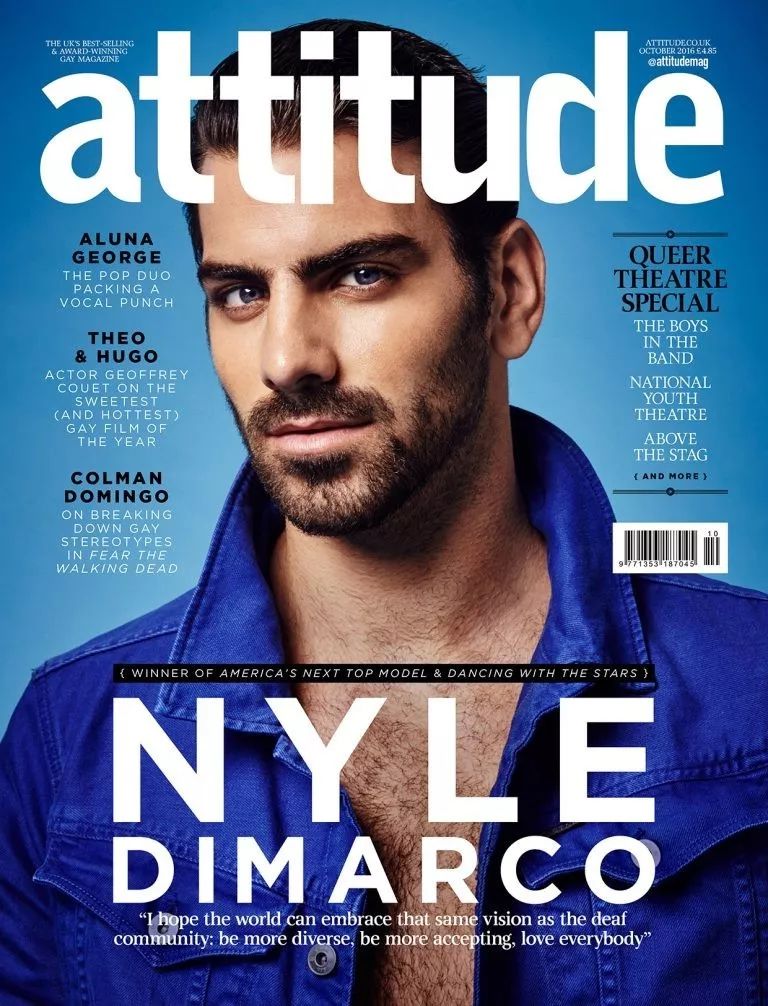 你老公nyle dimarco 獲得attitude年度男性大獎