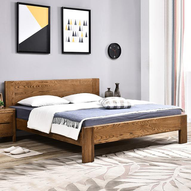 传统的双人床早就不兴了,今年流行北欧全实木床,简洁大气上档次