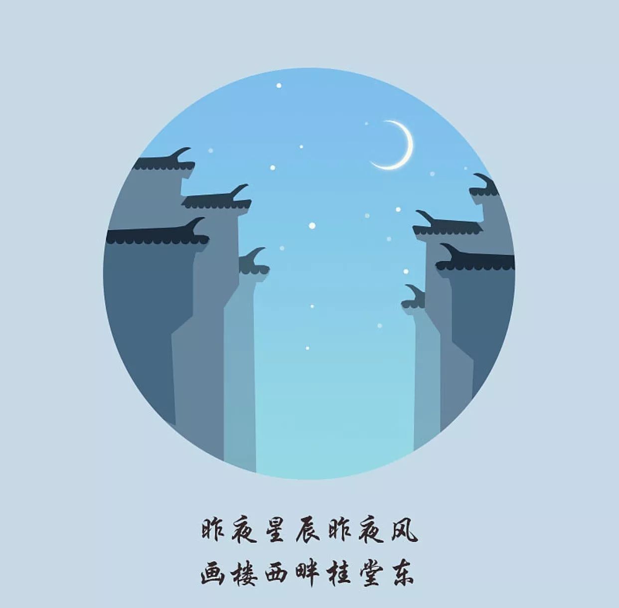 第十首:无题作者:李商隐昨夜星辰昨夜风,画楼西畔桂堂东.