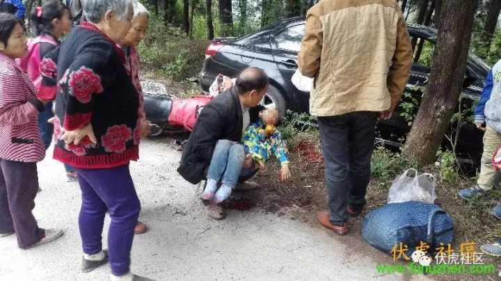 痛心!柳驿乡发生一交通意外,一六岁小孩当场身亡