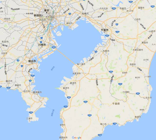 东京湾区地图