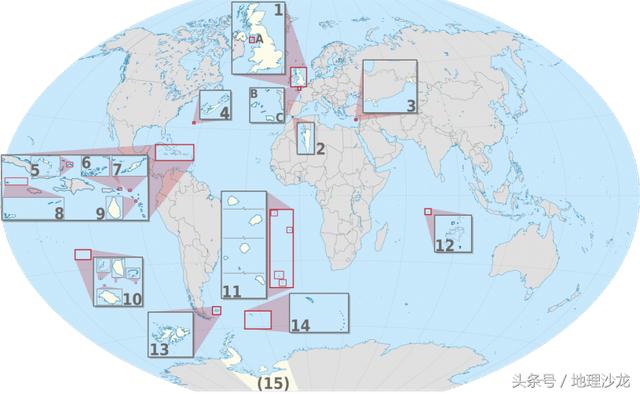 英國的海外屬地有哪些一