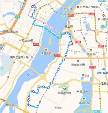 南昌brt2路线图图片