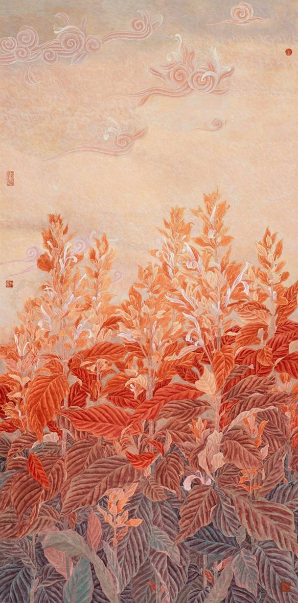 吉祥如意熠熠金蓮花弄影姜沛,1989年畢業於中央工藝美術學院(現清華