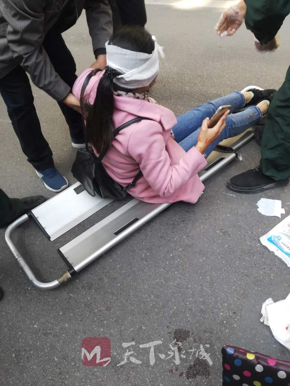 年轻女子身亡 被撞图片