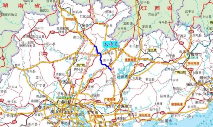 翁源县城环城公路规划图片