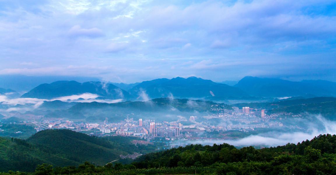 道真自治县全景