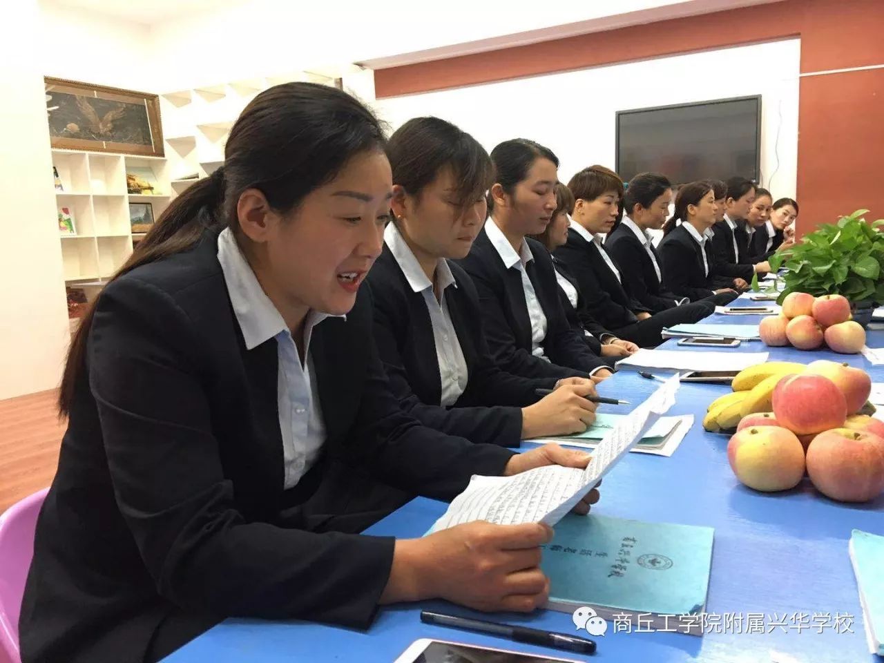 为了提升生活老师的管理水平,商丘工学院附属兴华学校生活部于10月17