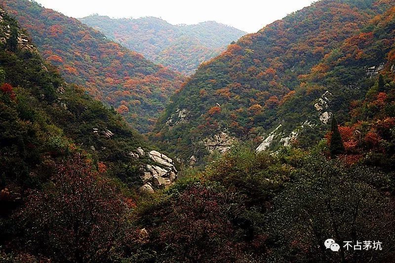 上湯峪水庫的大壩就是進了湯峪湖森林公園.