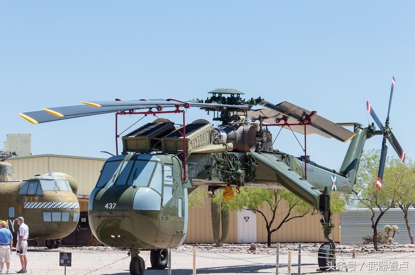 ch-54 空中吊车 系列 直升机—高清相片