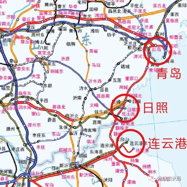 日照港位置图图片