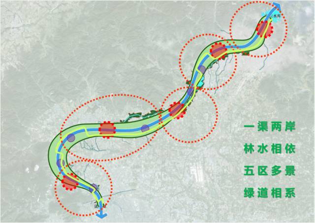 京密引水渠绿道规划图图片