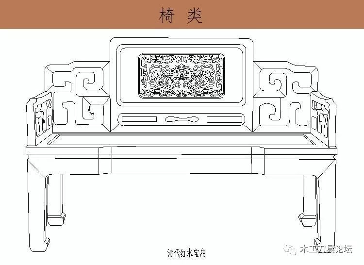 633个cad家具明清中式古典家具资料图集,包含桌,椅,凳,案,几等