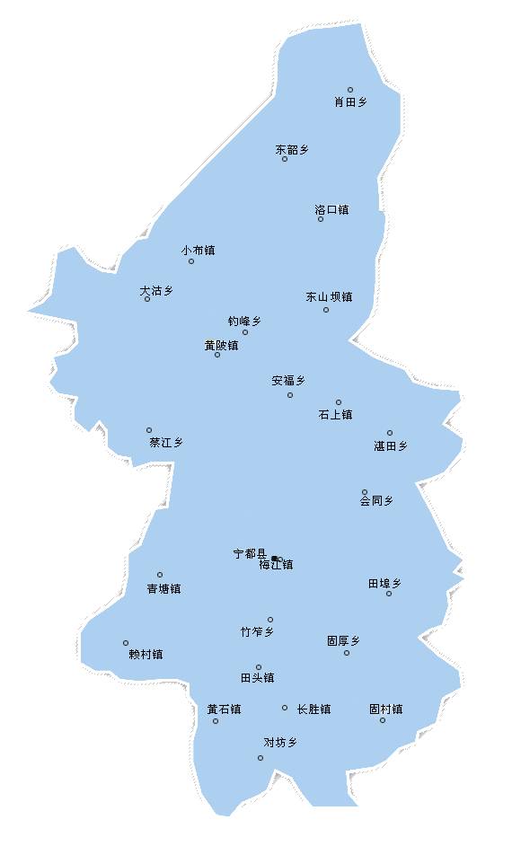 宁都县高清地图图片