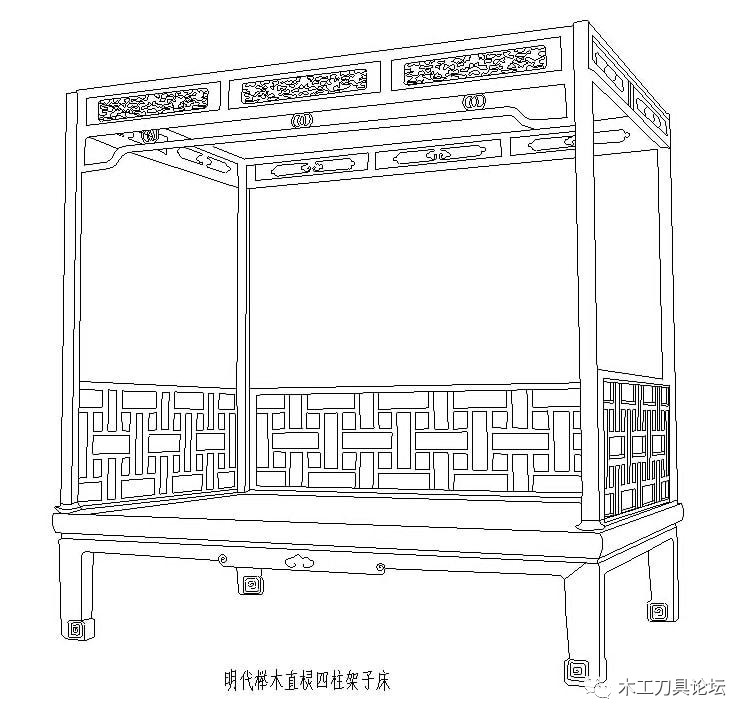 633个cad家具明清中式古典家具资料图集,包含桌,椅,凳,案,几等