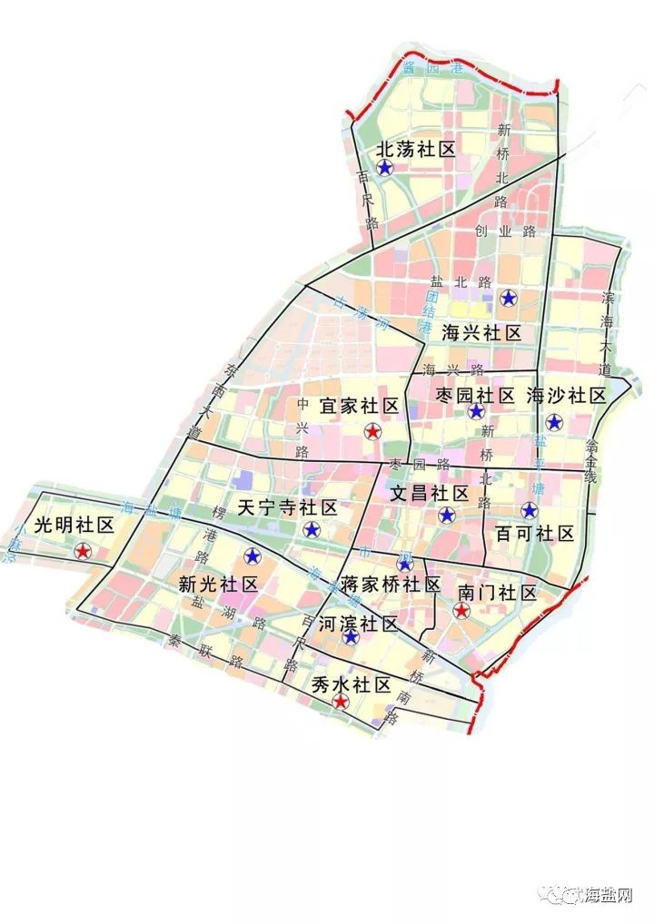 海盐武原街道地图图片